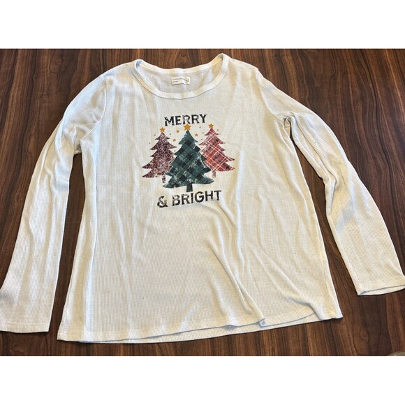 MAURICES SLEEP WOMENS “MERRY&BRIGHT” Sleep Set Size Small - Picture 1 of 8